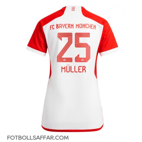 Bayern Munich Thomas Muller #25 Hemmatröja Dam 2023-24 Kortärmad